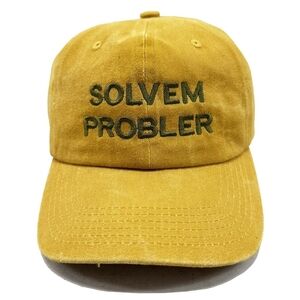 Yellow Solvem Probler "problem solver" hat